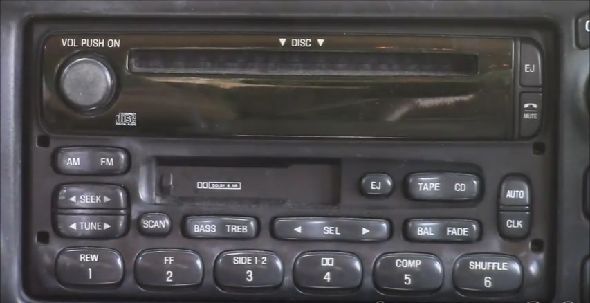 clock radio reset